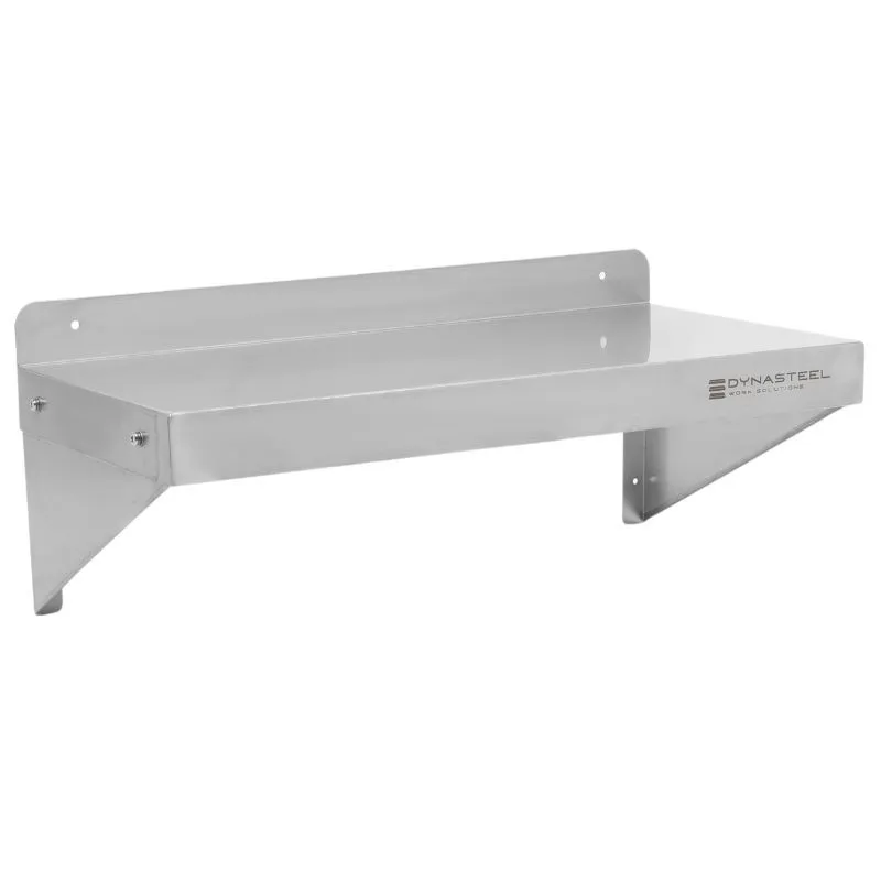 Polica za zid od nehrđajućeg čelika - Š 600 x D 300 mm