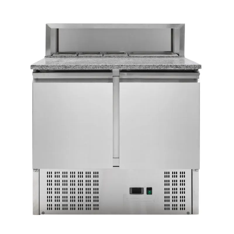 Hladnjak za pizzu - 2 vrata - 5 GN 1/6 posuda