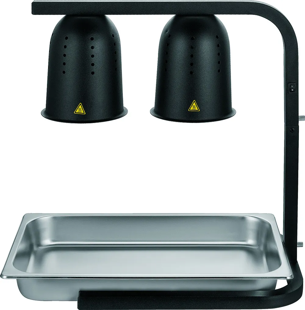 Grijač za pomfrit s 2 lampe