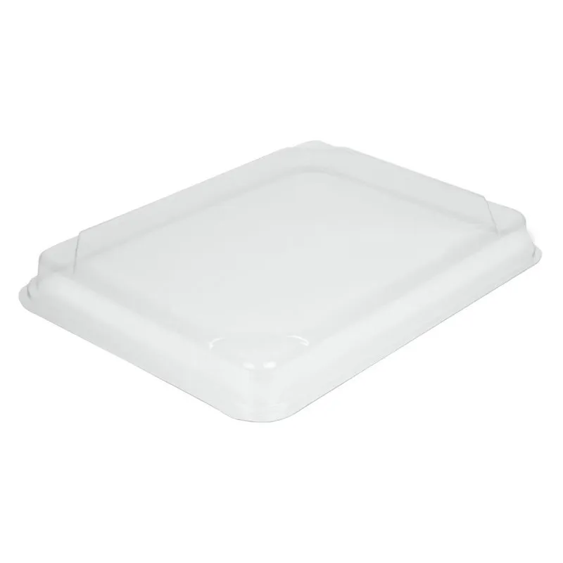 PET poklopci za reciklirajuće pladnjeve za obroke 263 x 201 mm - Paket od 90