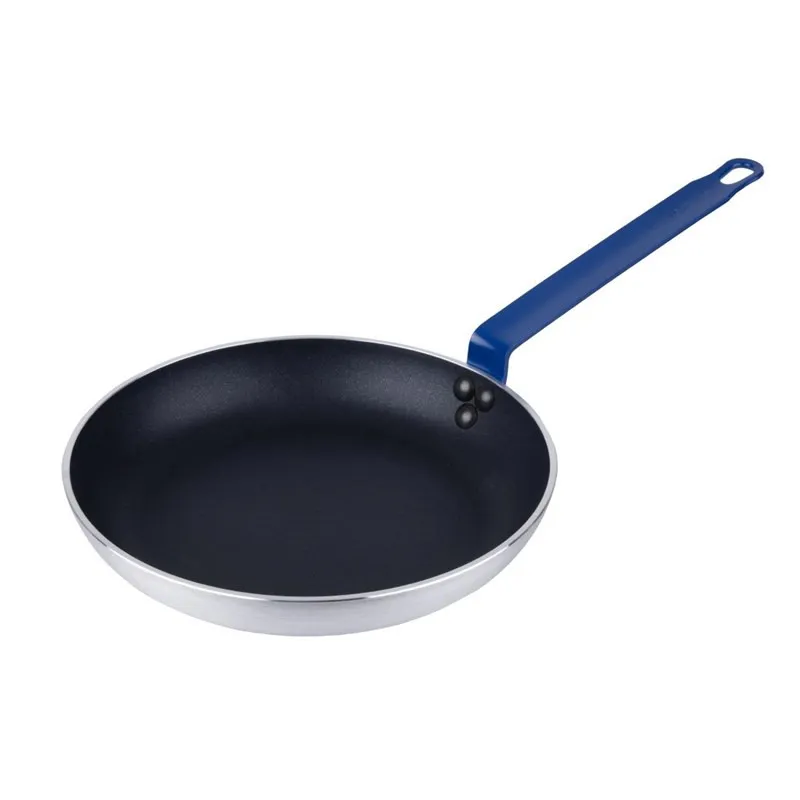 Tava od aluminija s neprianjajućim slojem Teflon Plus plava ručka 28cm