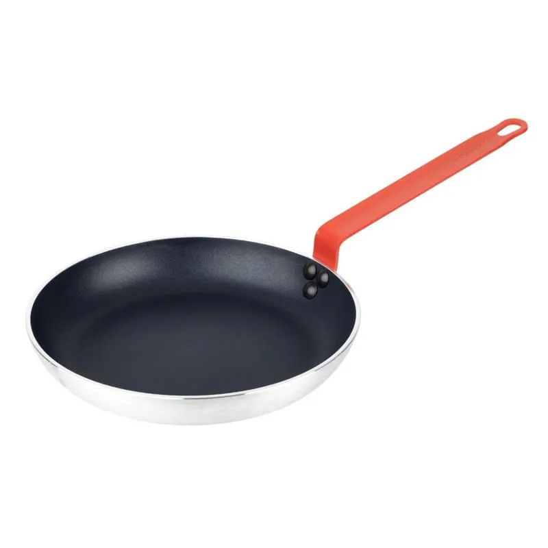 Tava s neprianjajućim slojem aluminij Teflon crvena ručka 280mm