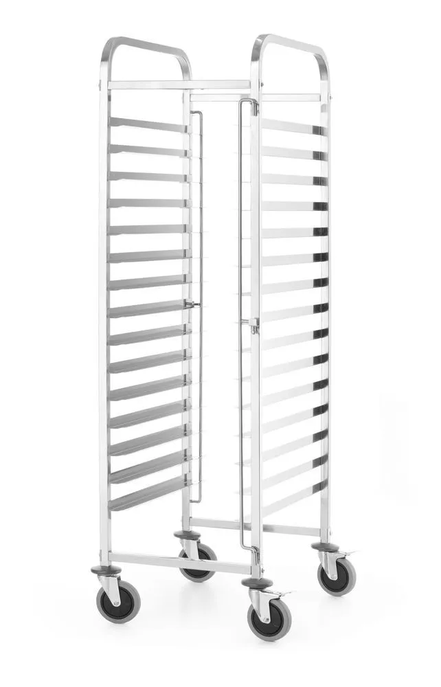 Kolica za pladnjeve 15 razina - 600 x 400 mm