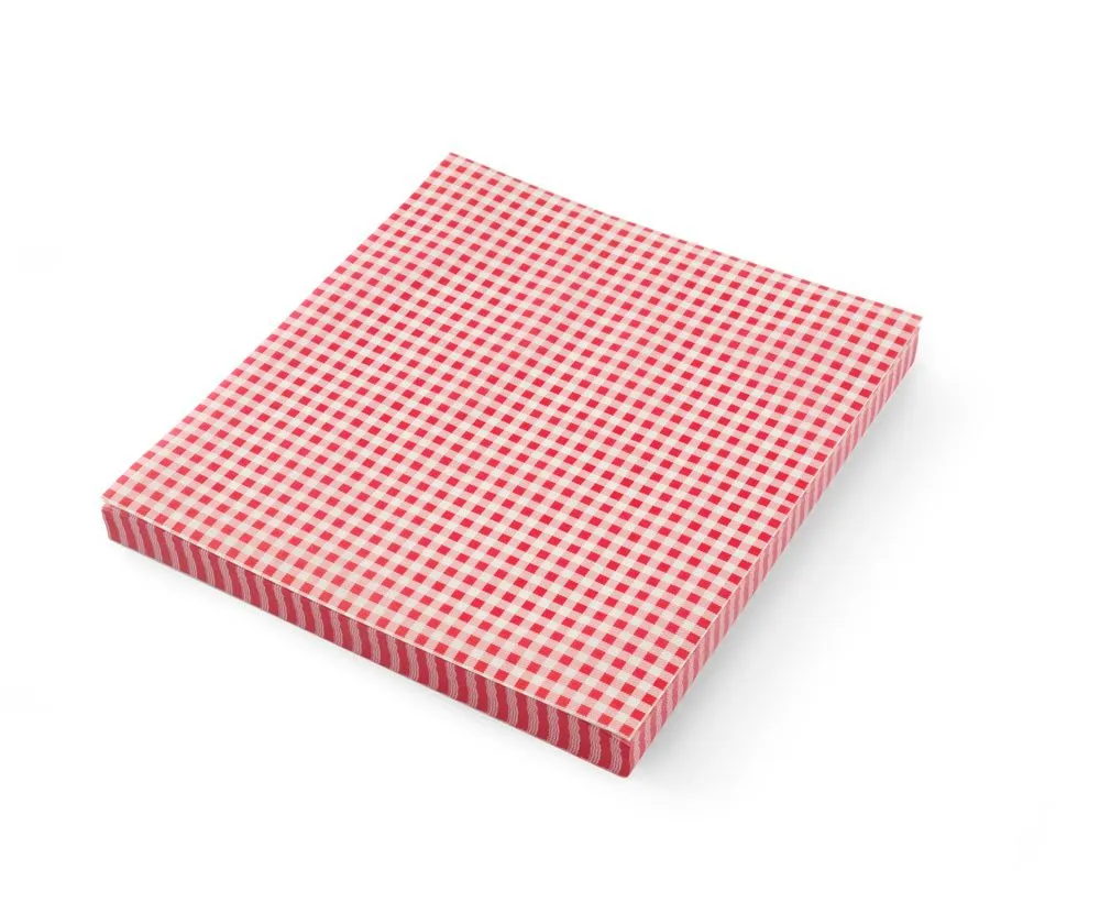 Papir otporan na masnoću s kvadratićima - 200 x 250 mm