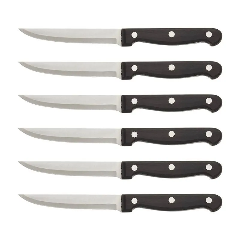 Nož za steak - glatka oštrica - set od 6