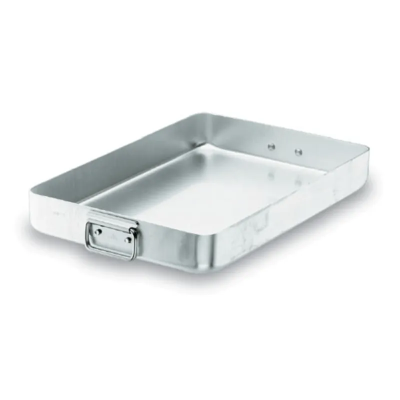 Profesionalna posuda za pečenje s padajućim ručkama - Chef-Aluminij - 45 x 32 cm