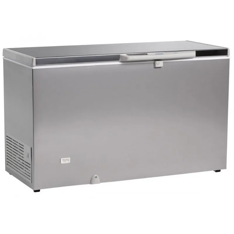 Zamrzivač škrinja profesionalni inox izgled - 370 L