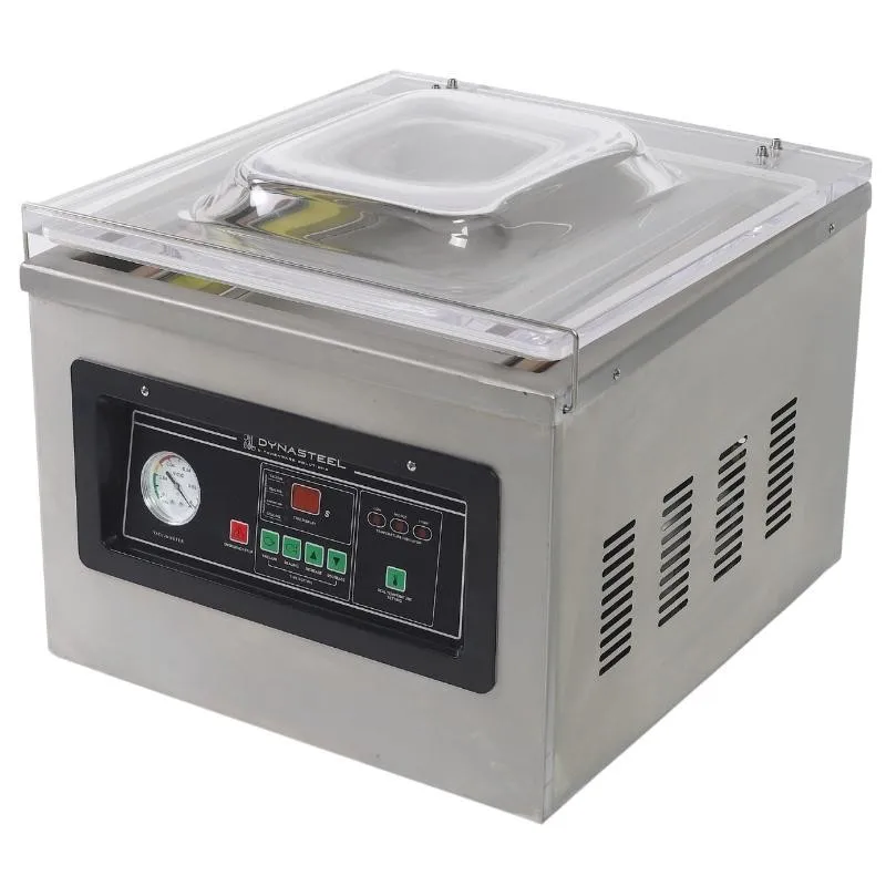 Stroj za vakuumiranje s kupolom 900 W, zavarivačka traka 400 mm, inox posuda, digitalne kontrole — Pro CHR