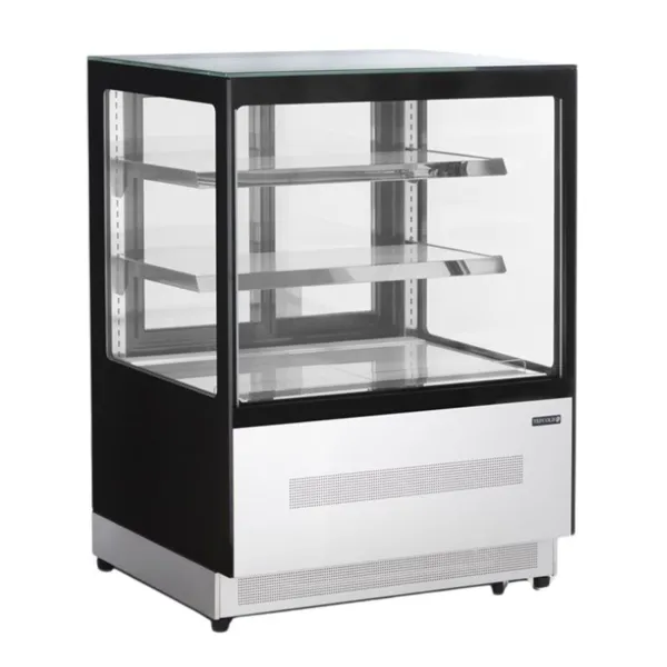Vitrine Hladnjak Pult 2 Staklena Vrata Crna - 140 L