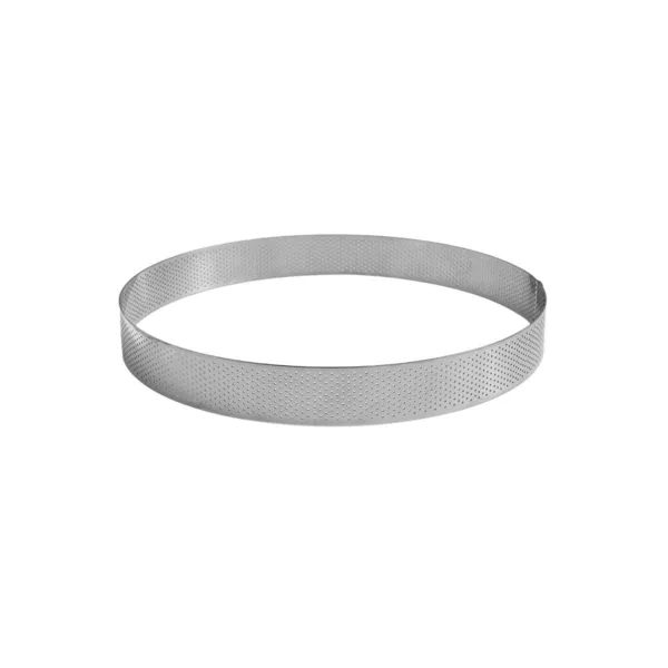 Perforirani inox prsten za pite - ⌀ 300 mm - H 35 mm