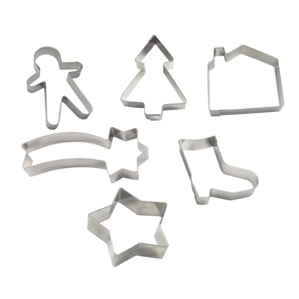 Emporte-Pièces Petits Sablés de Noël en Inox - Set od 6
