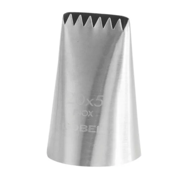 Nastavak za valovitu roladu od nehrđajućeg čelika sa 6 zuba - 20 x 5 mm