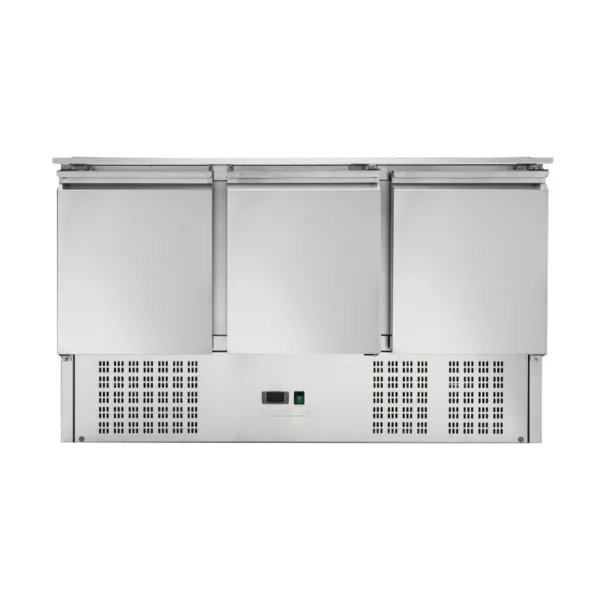 Saladette Compact 3 Vrata - S Kliznim Poklopcem - 4 GN 1/1 Posude