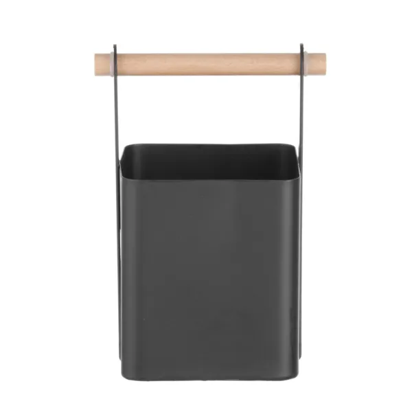 Držač pribora za jelo crne boje - 140 x 105 mm