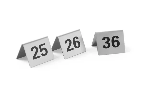 Set od 12 numeriranih stolića od 25 do 36