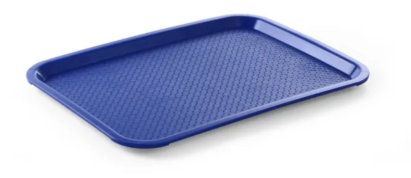 Rektangularni pladanj za brzu hranu plave boje - 415 x 305 mm