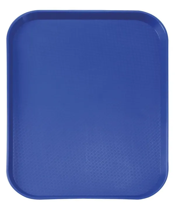 Rektangularni pladanj za brzu hranu - Mali model 265 x 345 mm - Plava