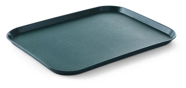 Rektangularni pladanj za brzu hranu - Veliki model 450 x 350 mm - Zeleni
