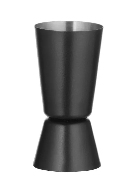 Dozator za alkohol crne boje od nehrđajućeg čelika - ø 40 mm