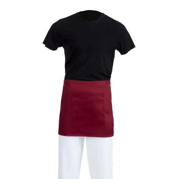 Prekrivač za stol u boji bordo od polikotona - 373 x 750 mm