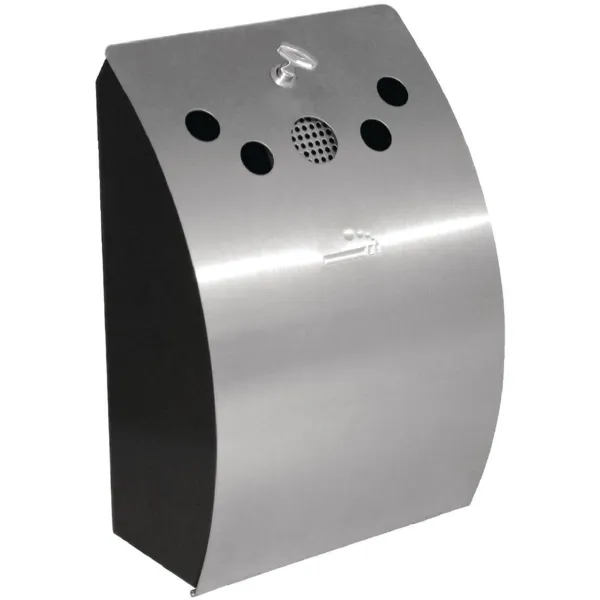 Zidni pepeljara od nehrđajućeg čelika - 245 x 142 mm