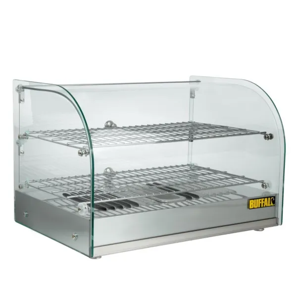 Topla vitrina za pult s 2 razine - 45 L