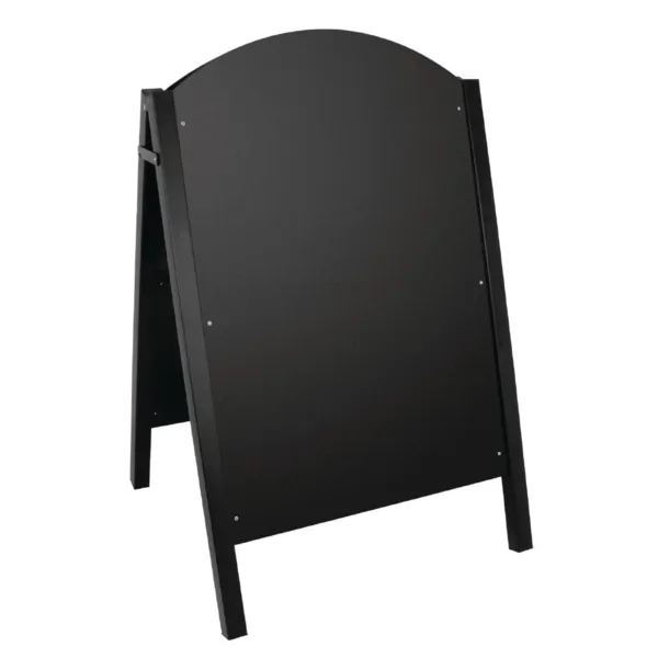 Ploča za trotoar crne boje s metalnom konstrukcijom - 675 x 660 mm