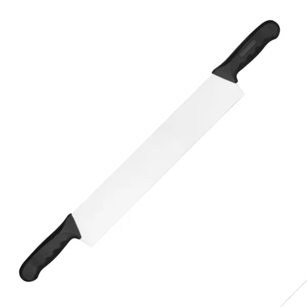 Nož za sir od nehrđajućeg čelika s 2 rukohvata - L 380 mm