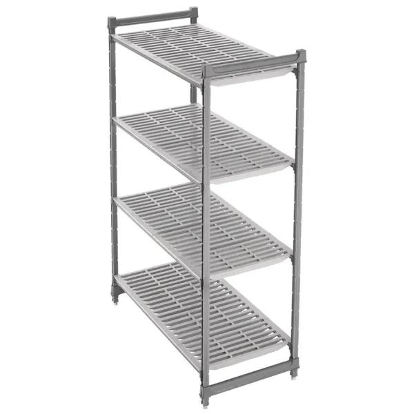 Jedinica s 4 polica s prozračnim rešetkama - Š 1070 x D 460 mm