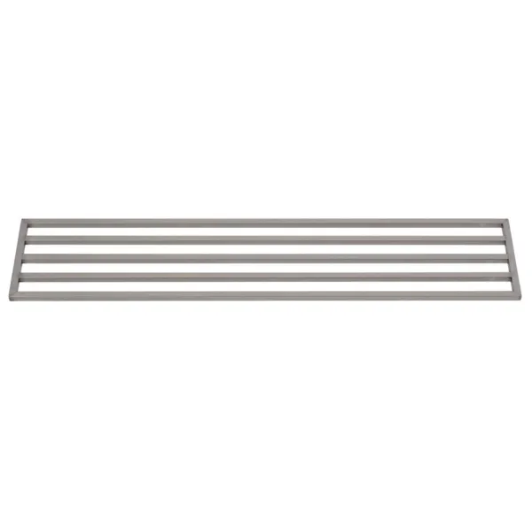 Otvorena zidna polica od nehrđajućeg čelika - Š 1200 x D 400 mm