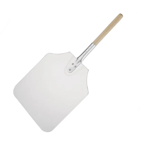 Lopatica za pizzu od aluminija s drvenom drškom - 305 x 355 mm