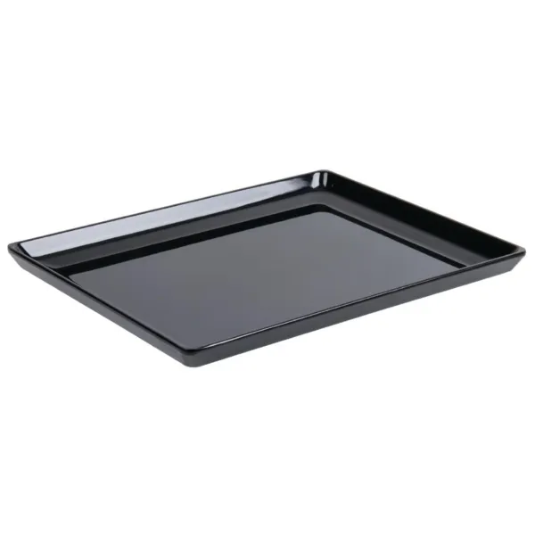 Pladanj od melamina Float crni GN1/1