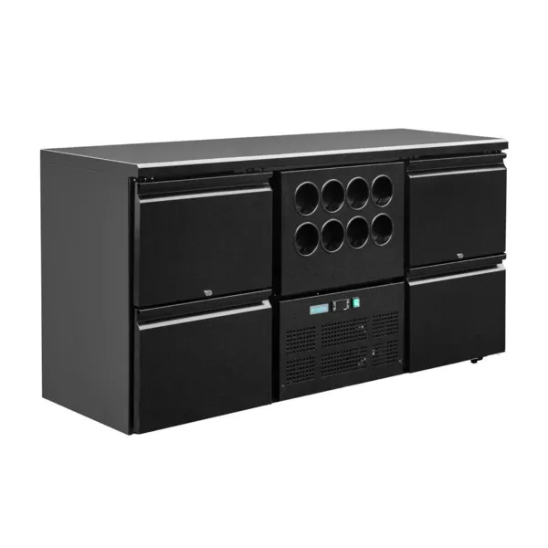 Hladnjak za šank - 4 pune ladice - 380 L