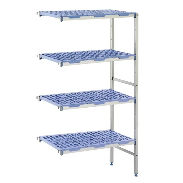 Modularna polica u kutu s 4 razine - Š 649 x D 400 mm
