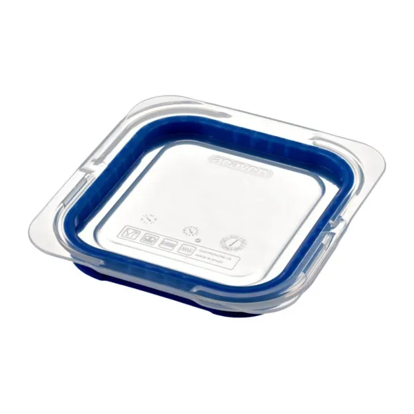 Plavi poklopac od ABS-a bez BPA - GN 1/6