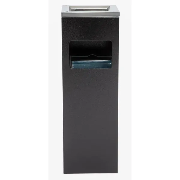 Kockasta Pepeljara s Kantom za Otpad - 10L