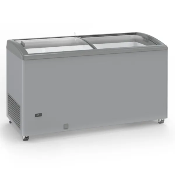 Zamrzivač Izgled Inox s Kliznim Staklenim Vratima - 500 L