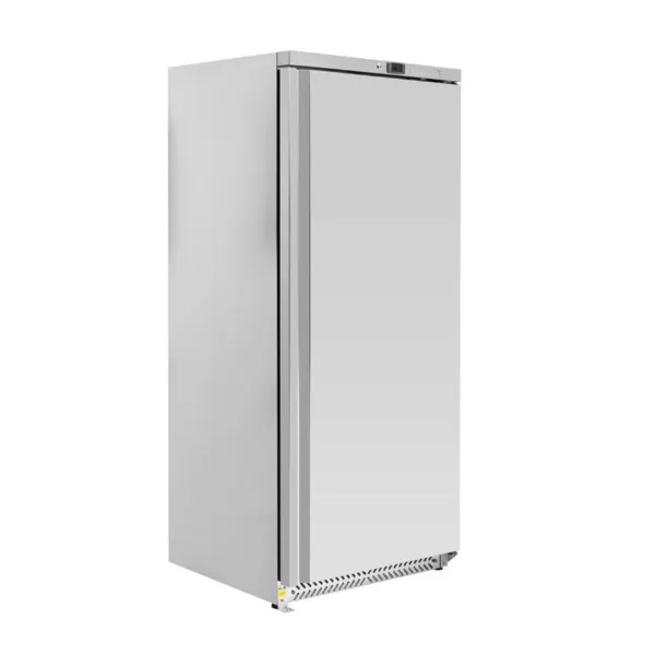 Profesionalni zamrzivač 590 L Inox, Ventilirano hlađenje -18/-22 °C, 7 razina, puna vrata, plin R290