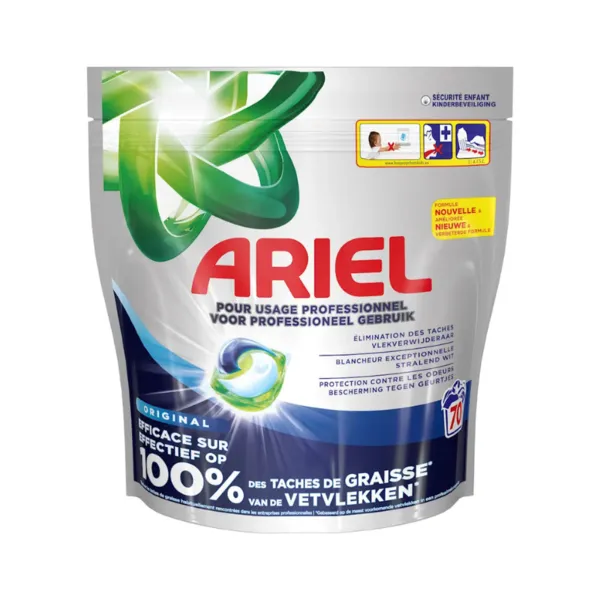 Kapsule za pranje rublja Allin1 Pods Regularno pranje - 70 doza