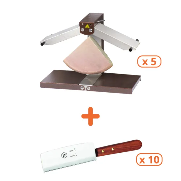 Pakiranje Brezières i noževa za raclette