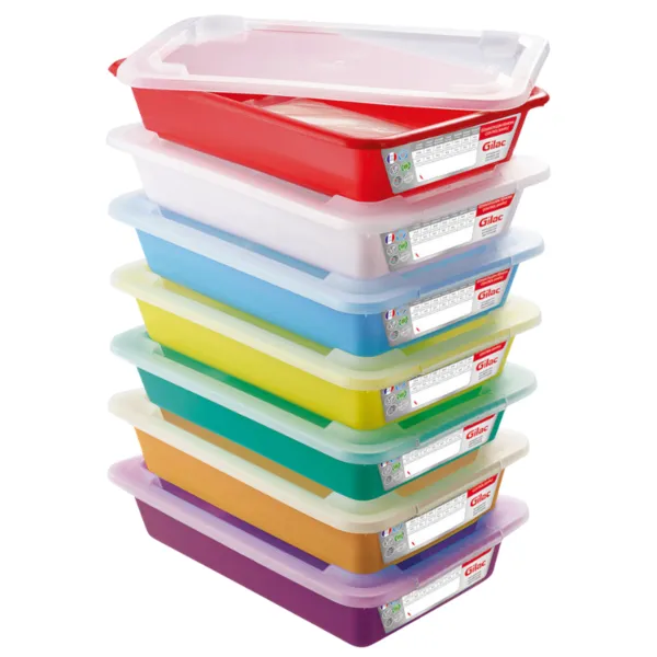 HACCP Posude za uzorke s poklopcem - 8 L - Set od 7