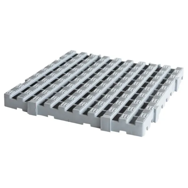 Podna Rešetka HACCP - 50 x 50 cm - Debljina 50 mm - Siva