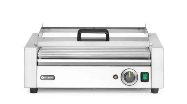 Grill na kotačima za kobasice s poklopcem - 1 zona - 790 W