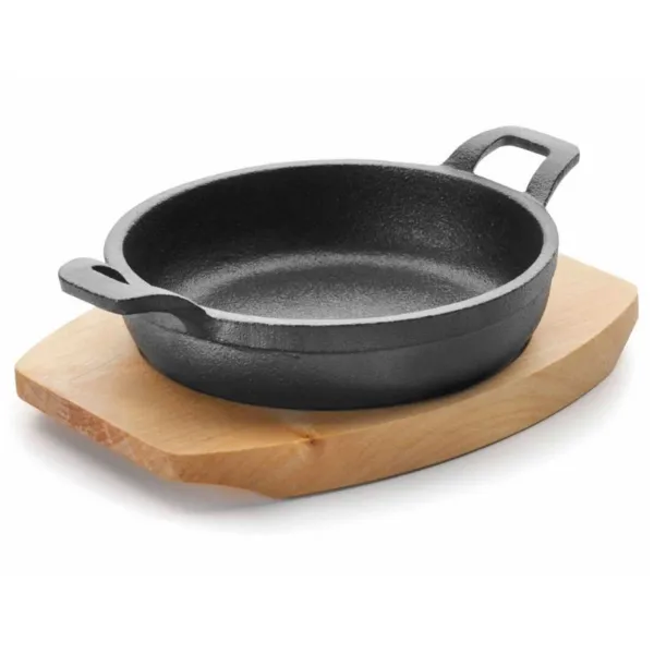 Faitout Rond Magma Avec Base En Bois - Ø 16,2 Cm