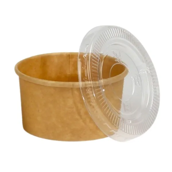 Poklopac od PET-a za kartonsku posudicu za umak od 60 ml - Paket od 50